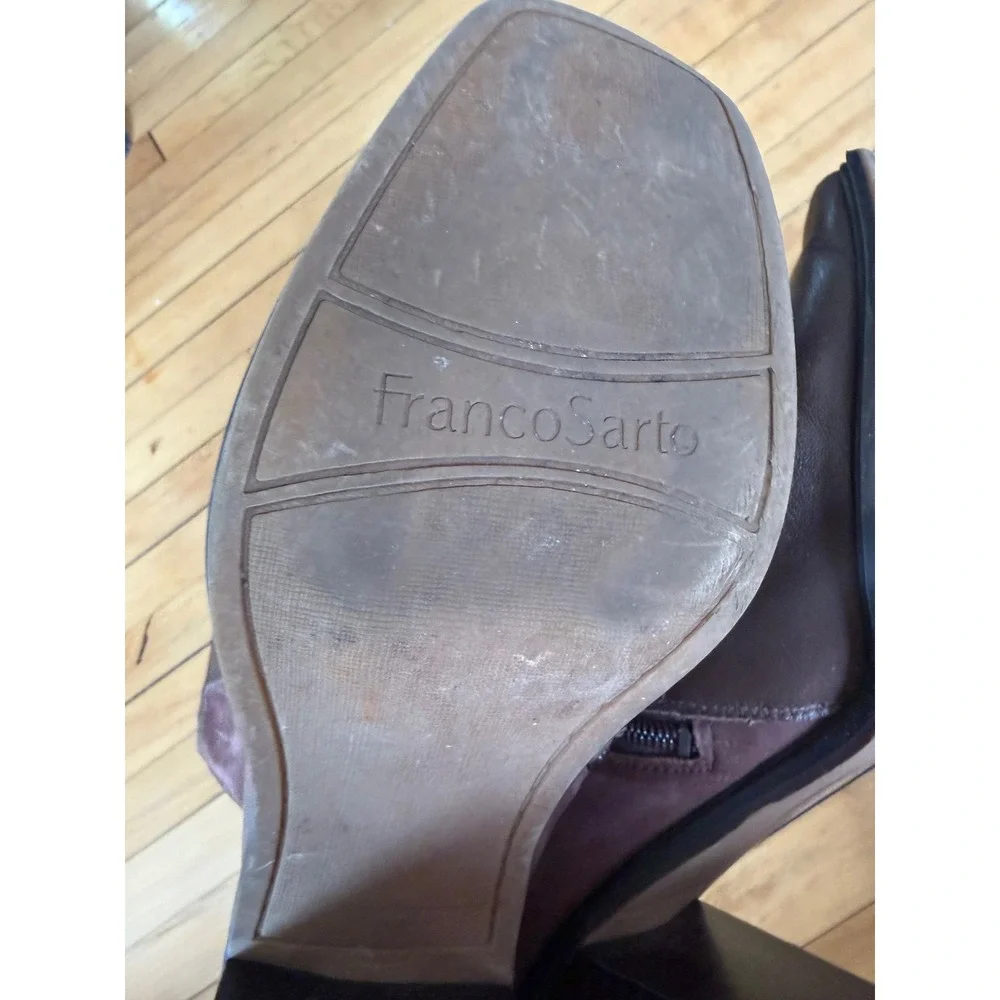 Franco Sarto Stevie Tall Knee high Boots brown leather
